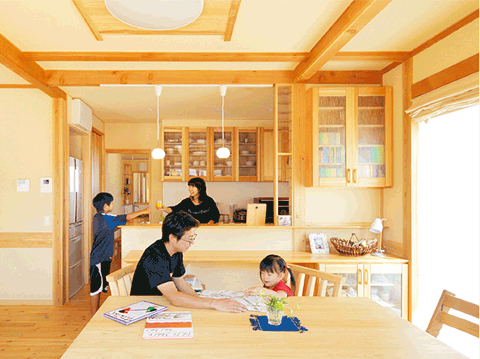 天然無垢住宅施工例