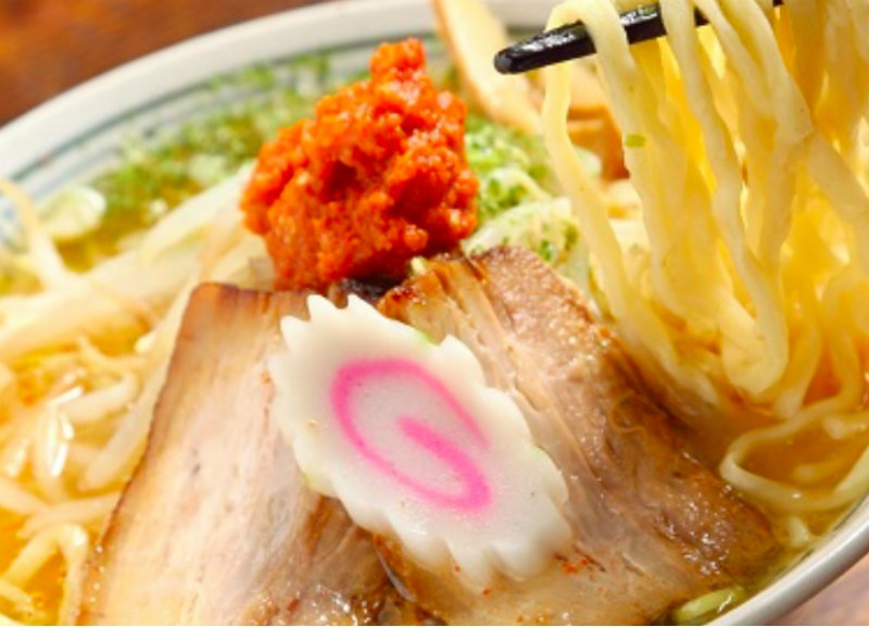 マテュリティが運営する「ちゃーしゅーや武蔵」の「からし味噌らーめん」